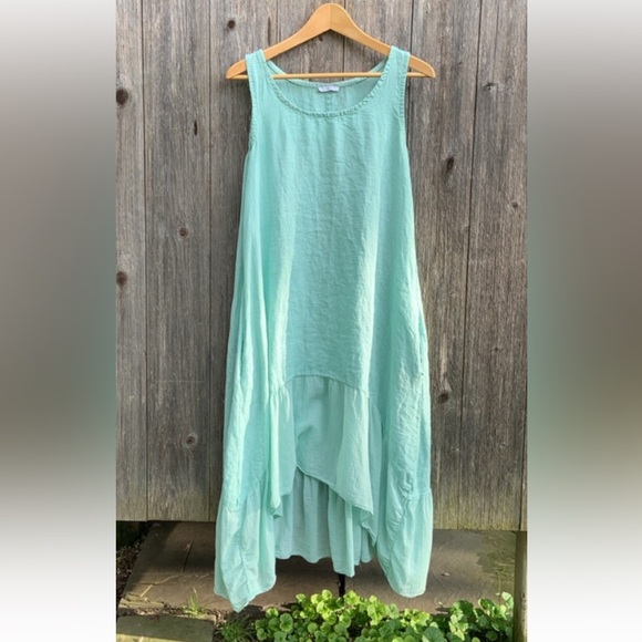 Kaktus Linen/Cotton Maxi Dress Small - Picture 1 of 9